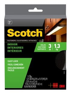 Scotch™ Indoor Fasteners RF4761, 3/4 in x 15 ft (19 mm x 4,57 m) Black 1
Set of Strips