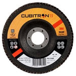 3M™ Cubitron™ II Flap Disc 969F, 60+, T27, 5 in x 7/8 in, 10 ea/Case