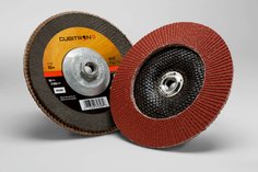 3M™ Cubitron™ II Flap Disc 969F, 60+, T29 Quick Change, 7 in x 5/8"-11,
5 ea/Case