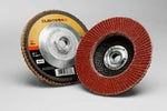3M™ Cubitron™ II Flap Disc 969F, 40+, T27 Quick Change, 4-1/2 in x
5/8"-11, 10 ea/Case