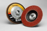 3M™ Cubitron™ II Flap Disc 969F, 60+, T27 Quick Change, 4-1/2 in x
5/8"-11, 10 ea/Case