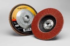 3M™ Cubitron™ II Flap Disc 969F, 60+, T27 Quick Change, 4-1/2 in x
5/8"-11, 10 ea/Case