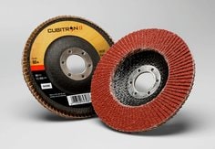 3M™ Cubitron™ II Flap Disc 969F, 80+, T29, 4-1/2 in x 7/8 in, 10 ea/Case