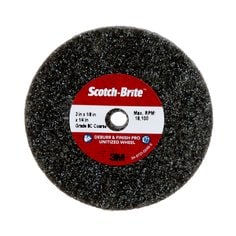 Scotch-Brite™ Deburr & Finish Pro Unitized Wheel, DP-UW, 8C Coarse+, 3
in x 1/8 in x 1/4 in, 40 ea/Case