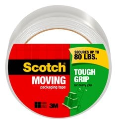 Scotch® Tough Grip Moving Packaging Tape 3500-60, 1.88 in x 65.6 yd (48
mm x 60 m)