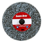 Scotch Brite™ Roloc™ Deburr & Finish PRO Unitized Wheel, DP-UR, 8C Coarse+, TR, 3 in x 1/8 in, 10/Carton, 40 ea/Case
