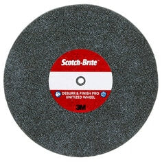 Scotch-Brite™ Deburr & Finish Pro Unitized Wheel, DP-UW, 8C Coarse+, 6
in x 1 in x 1 in, 2 ea/Case