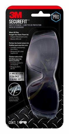 3M™ SecureFit™ 400 Eye Protection SF400G-WV-6-PS, Gray Anti-Fog, 6ea/cs