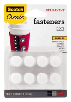 Scotch™ Indoor Fastener Dots RF7060-CFT, 5/8 in (16 Sets)
