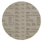 3M™ Hookit™ Diamond Microfinishing Film Disc 675L, 20 Mic 5MIL, Beige, 5
in x NH, Die 500X