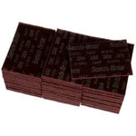Scotch-Brite™ Hand Pad 7447B Pro, PO-HP, A/O Very Fine, Maroon, 6 in x 9 in, 60 ea/Case, Bulk