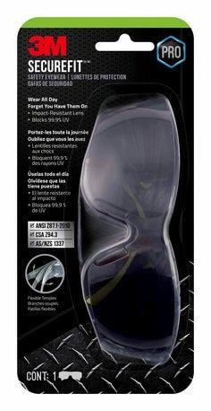 3M™ SecureFit™ 400 Safety Eyewear SF400G-LV-4-PS, Gray Anti-Fog, 1
Eyewear, 4/case