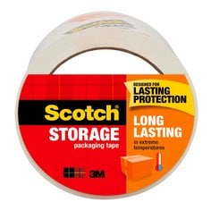 Scotch® Long Lasting Storage Packaging Tape, 3650, 1.88 in x 54.6 yd (48
mm x 50 mm), 12/case