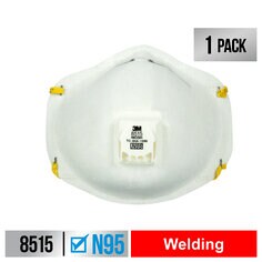 3M™ Welding Valved Respirator 8515HA1-A-PS 1 ea/pk, 12 pks/cs