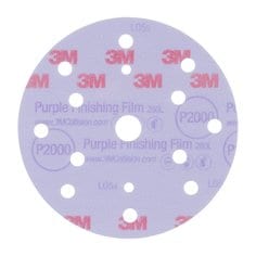 3M™ Hookit™ Finishing Film Abrasive Disc 260L, 51304, 6 in, Dust Free,
P2000, 50 discs per carton, 4 cartons per case