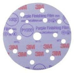 3M™ Hookit™ Purple Finishing Film Abrasive Disc 260L, 51157, 6 in, Dust
Free, P1000, 50 discs per carton, 4 cartons per case