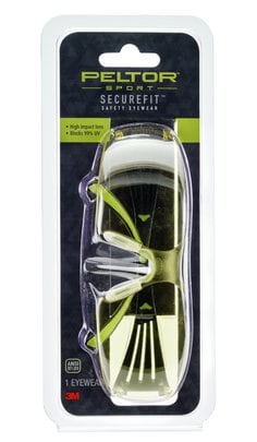 Peltor™ Sport SecureFit™ Safety Eyewear, SF400-PA-8, Amber/AF Lens,
8ea/cs