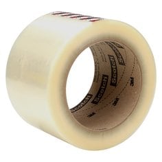 Scotch® Box Sealing Tape 371, Clear, 48 MM X 1828 M, 4 Rolls/Case