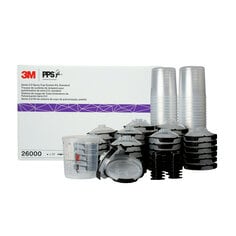 3M™ PPS™ Series 2.0 Spray Cup System Kit 26000, Standard (22 fl oz, 650
mL), 200 Micron Filter, 1 Kit/Case
