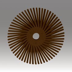 Scotch-Brite™ Radial Bristle Disc, 1 in x 1/8 in 36, 2000 ea/Case