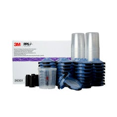 3M™ PPS™ Series 2.0 Spray Cup System Kit, 26301, Standard (22 fl oz, 650
mL), 125u Micron Filter, 1 kit per case