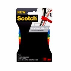 Scotch™ Bundling Strap RF3730, .5 in x 8 in (12,7 mm x 20.3 cm)
Multi-Color