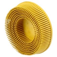 Scotch-Brite™ Roloc™ Bristle Disc 07527, 3 in x 5/8 Tapered MED, 4
Cartons/Case