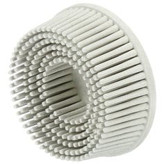 Scotch-Brite™ Roloc™ Bristle Disc, RD-ZB, 120, TR, White, 3 in x 5/8 in,
Tapered, 10/Carton, 40 ea/Case