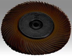 Scotch-Brite™ Radial Bristle Brush, 6 in x 1/2 in x 1 in 36 With
Adapter, 5 ea/Case