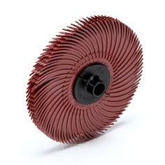Scotch-Brite™ Radial Bristle Disc, 3 in x 3/8 in 220, 40/Carton, 80
ea/Case