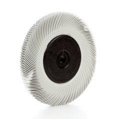Scotch-Brite™ Radial Bristle Brush, 6 in x 7/16 in x 1 in 120 with
Adapter, 5 ea/Case