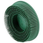 Scotch-Brite™ Roloc™ Bristle Disc 07526, 3 in x 5/8 Tapered CRS,
10/Carton, 4 Cartons/Case
