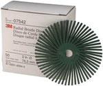 Scotch-Brite™ Radial Bristle Disc, 3 in x 3/8 in 50, 10/Carton, 4
Cartons/Case