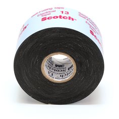 Scotch® Electrical Semi-Conducting Tape 13, 1-1/2 in x 15 ft, Printed,
Black, 1 roll/carton, 45 rolls/Case