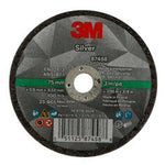 3M™ Silver Cut-Off Wheel, 87458, T1, 3 in x .035 in x 3/8 in, 50 ea/Case