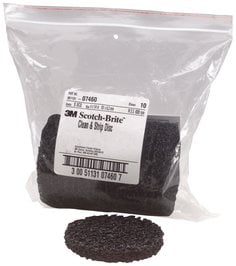 Scotch-Brite™ Clean and Strip Disc 07460, 4 in x 1/4 in, S XCS, 3
Bags/Case