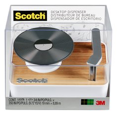 Scotch® Desktop Tape Dispenser - Record Player Dispenser, C45-RECORD, –  General Rubber & Plastics