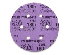 3M™ Cubitron™ II Hookit™ Film Disc 775L, 320+, 6 in x NH, D/F 6HL, Die
600HZ, 50/Carton, 250 ea/Case