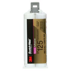 3M™ Scotch-Weld™ Epoxy Adhesive DP125, Translucent, 48.5mL Duo-Pak,
12/case