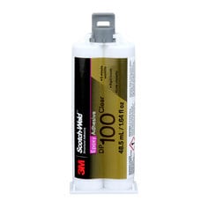 3M™ Scotch-Weld™ Epoxy Adhesive DP100, Clear, 48.5 mL Duo-Pak, 12/case