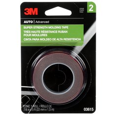 3M™ Super Strength Molding Tape, 03615SRP, 7/8 in x 5 ft, 6 per case