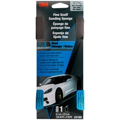 3M™ Scuff Sanding Sponge, 03195, 3-2/3 inch x 9 inch, 24 per case