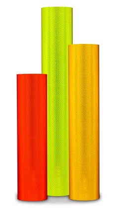 3M™ Diamond Grade™ DG³ Reflective Sheeting 4081 Fluorescent Yellow with
Lead/Trailer, 11.9687 in x 50 yd