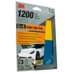 3M™ Super Flexible Sanding Sheets, 31849, 1200 Grit, 3 pack, 20 packs
per case