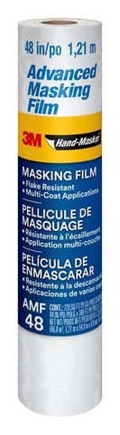 3M™ Hand-Masker™ Advanced Masking Film, AMF48-8C, 48 in x 180 ft x .35
mil (1,21 m x 54,8 m x .00889 mm)