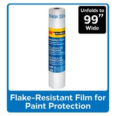 3M™ Hand-Masker™ Advanced Masking Film, AMF99, 99 in x 90 ft x .35 mil
(2.51 m x 27.4 m x .00889 mm)