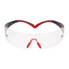 3M™ SecureFit™ Safety Glasses SF401SGAF-RED, Red/Gray, Clear Scotchgard™
Anti-fog Lens, 20 EA/Case