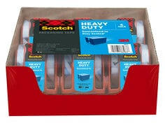 Scotch® Heavy Duty Shipping, Packaging Tape 142-6, 1.88 in x 800 in (48
mm x 20.3 m) 6 Pack