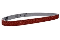 3M™ Cubitron™ II Cloth Belt 981F, 1/2 x 18 in, 40+, YF-weight,
Fabri-lok, 200 ea/Case