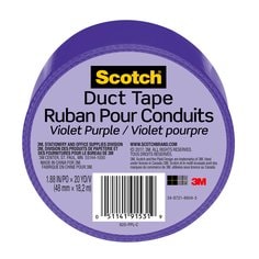 Scotch® Duct Tape 920-PPL-C, 1.88 in x 20 yd (48 mm x 18,2 m), Purple